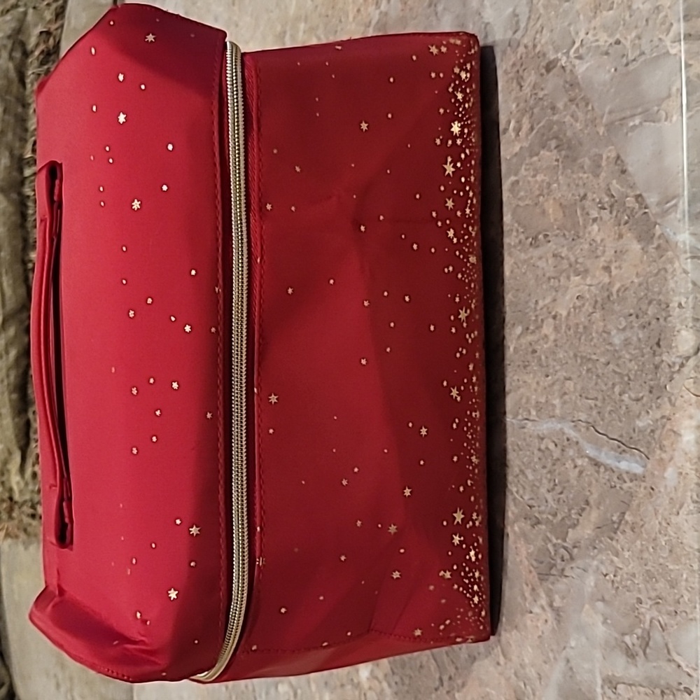 ESTEE LAUDER COSMETIC BAG RED0